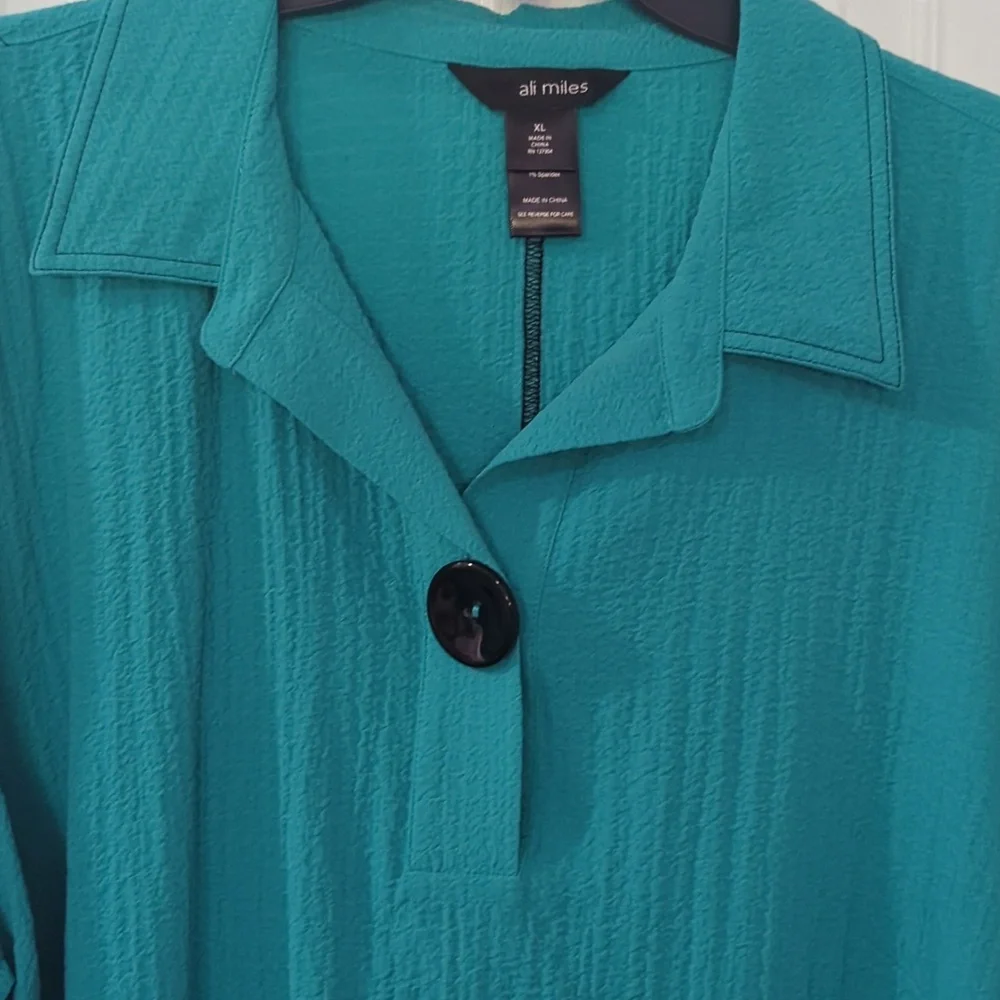 Ali Miles Tunic 3/4 Sleeves NWT XLarge Top - Picture 4 of 9